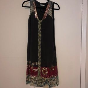 Whitley sold dress with sequin detail